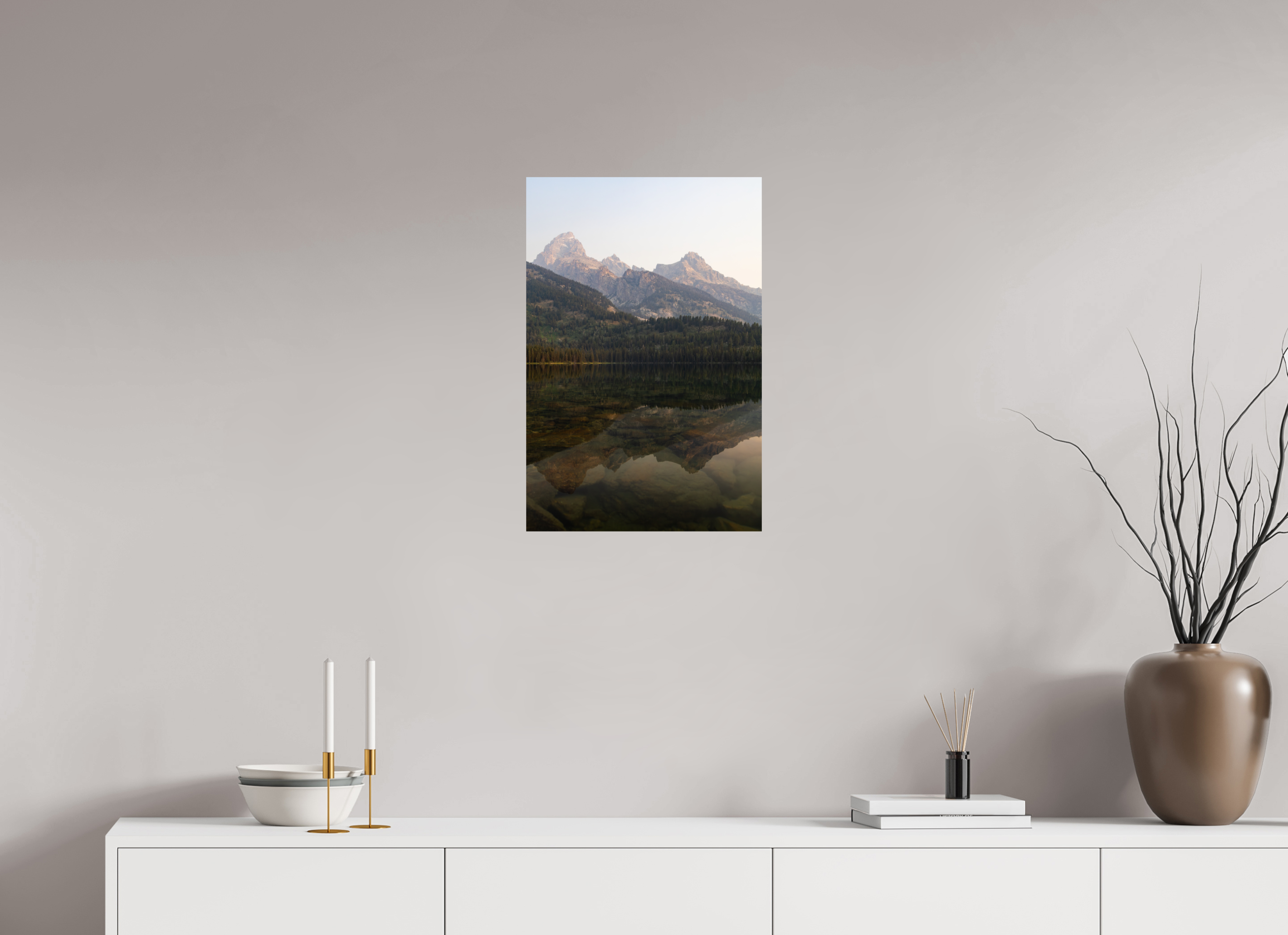 16 x 24″, Photo Print On Fuji Crystal DP II Smokey Taggart Lake Portrait