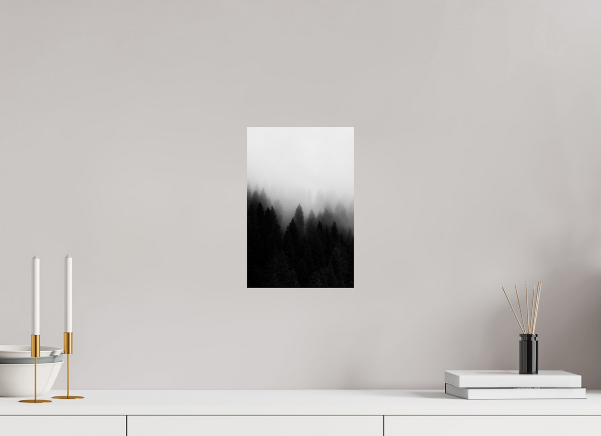 8 x 12″, Photo Print On Fuji Crystal DP II Tree In Fog Portrait