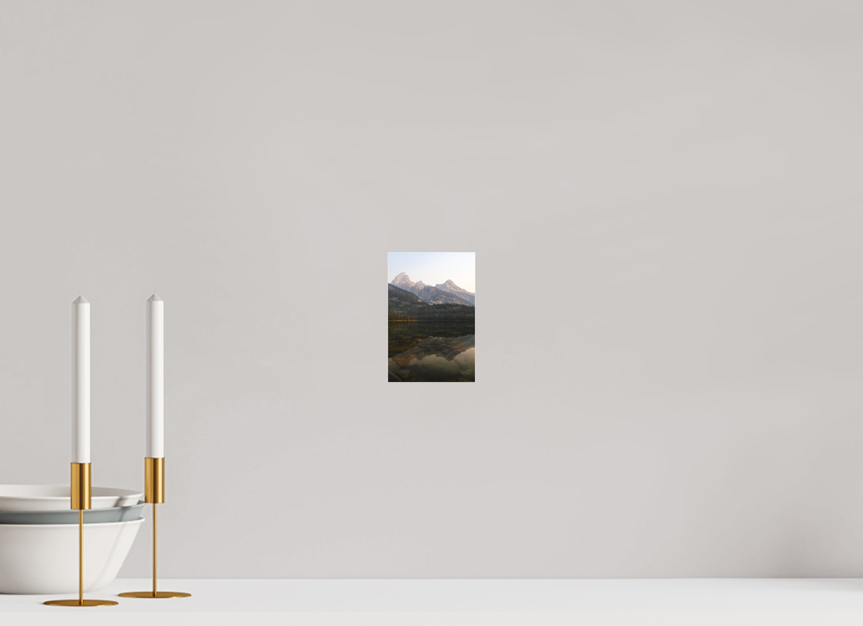 4 x 6″, Matte Glass Smokey Taggart Lake Portrait