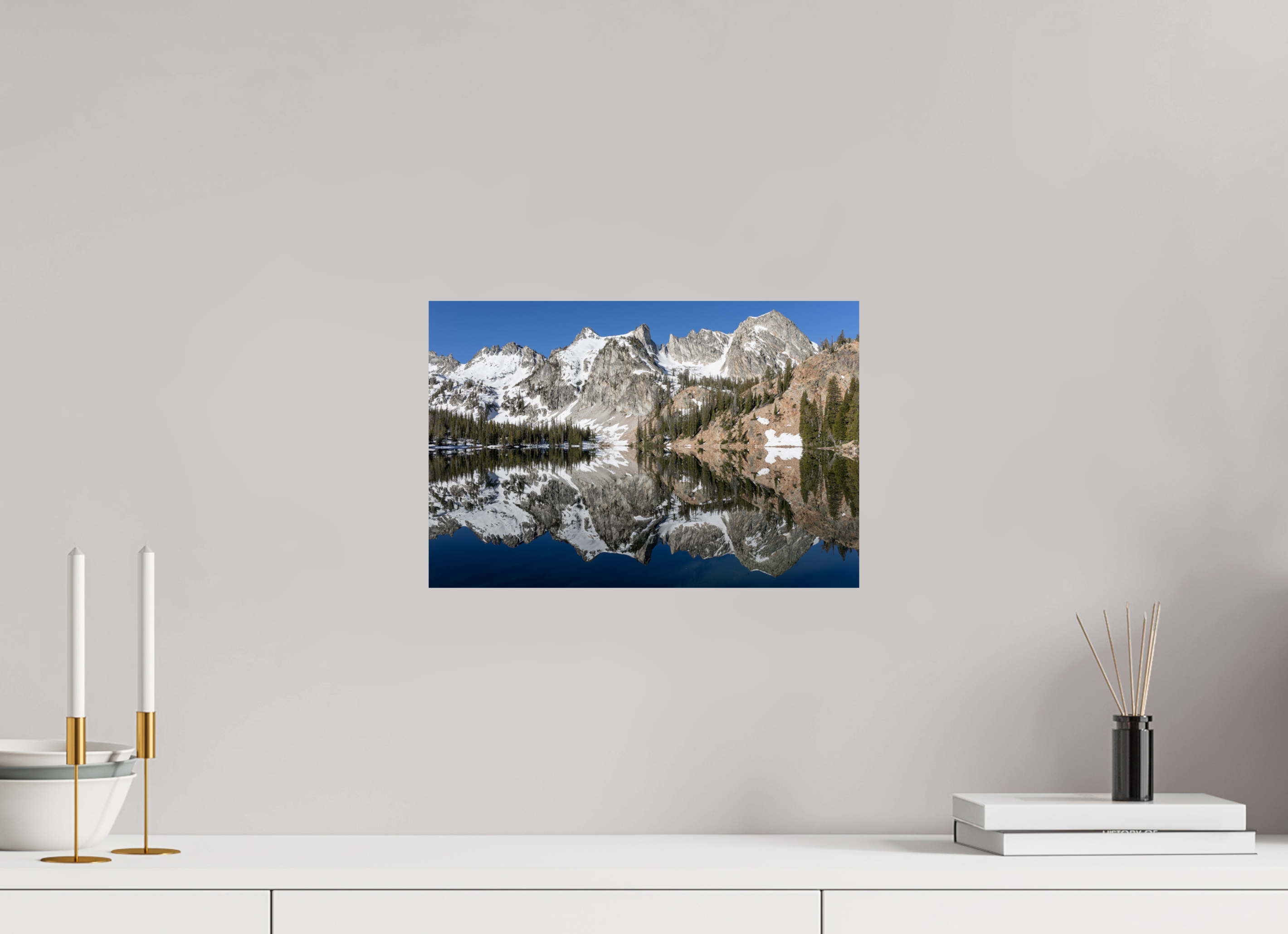 15 x 10″, Photo Print On Fuji Crystal DP II Alice Lake Mountainscape
