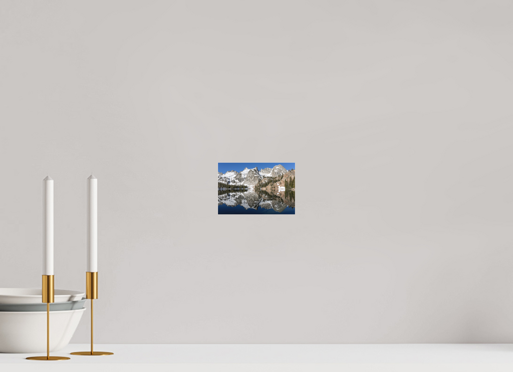 6 x 4″, Matte Glass Alice Lake Mountainscape