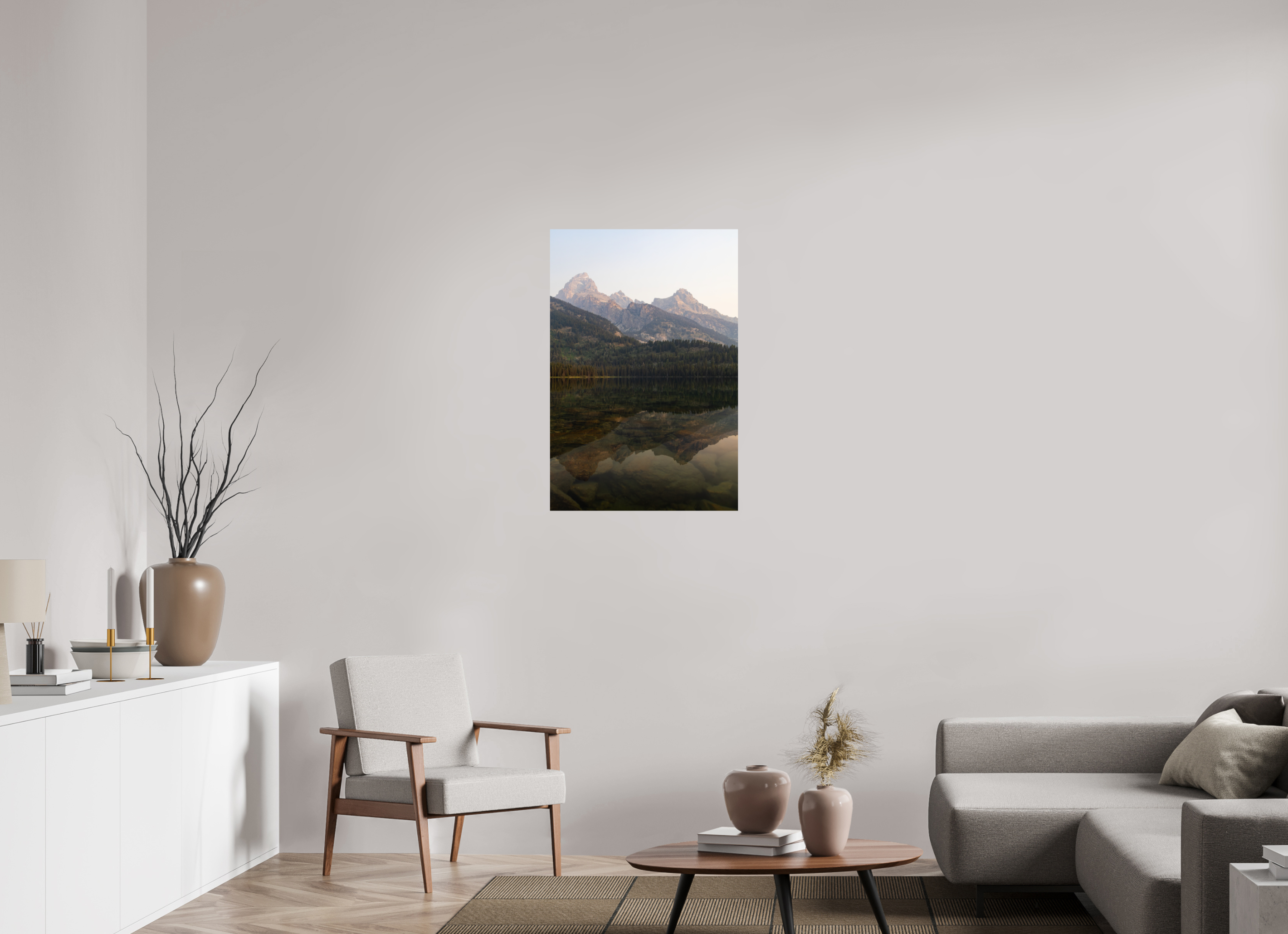 24 x 36″, Photo Print On Fuji Crystal DP II Smokey Taggart Lake Portrait