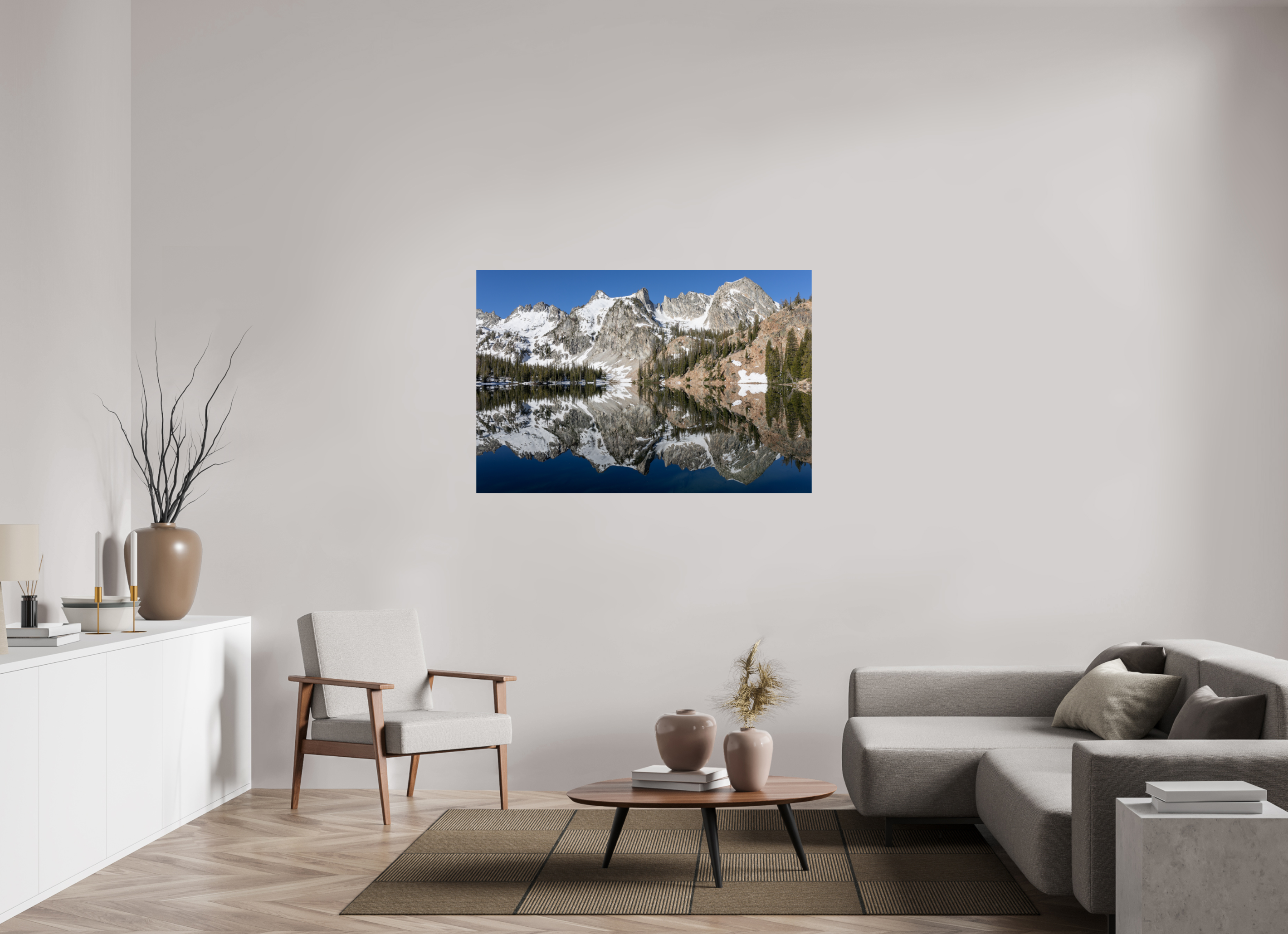 54 x 36″, Photo Print On Fuji Crystal DP II Alice Lake Mountainscape