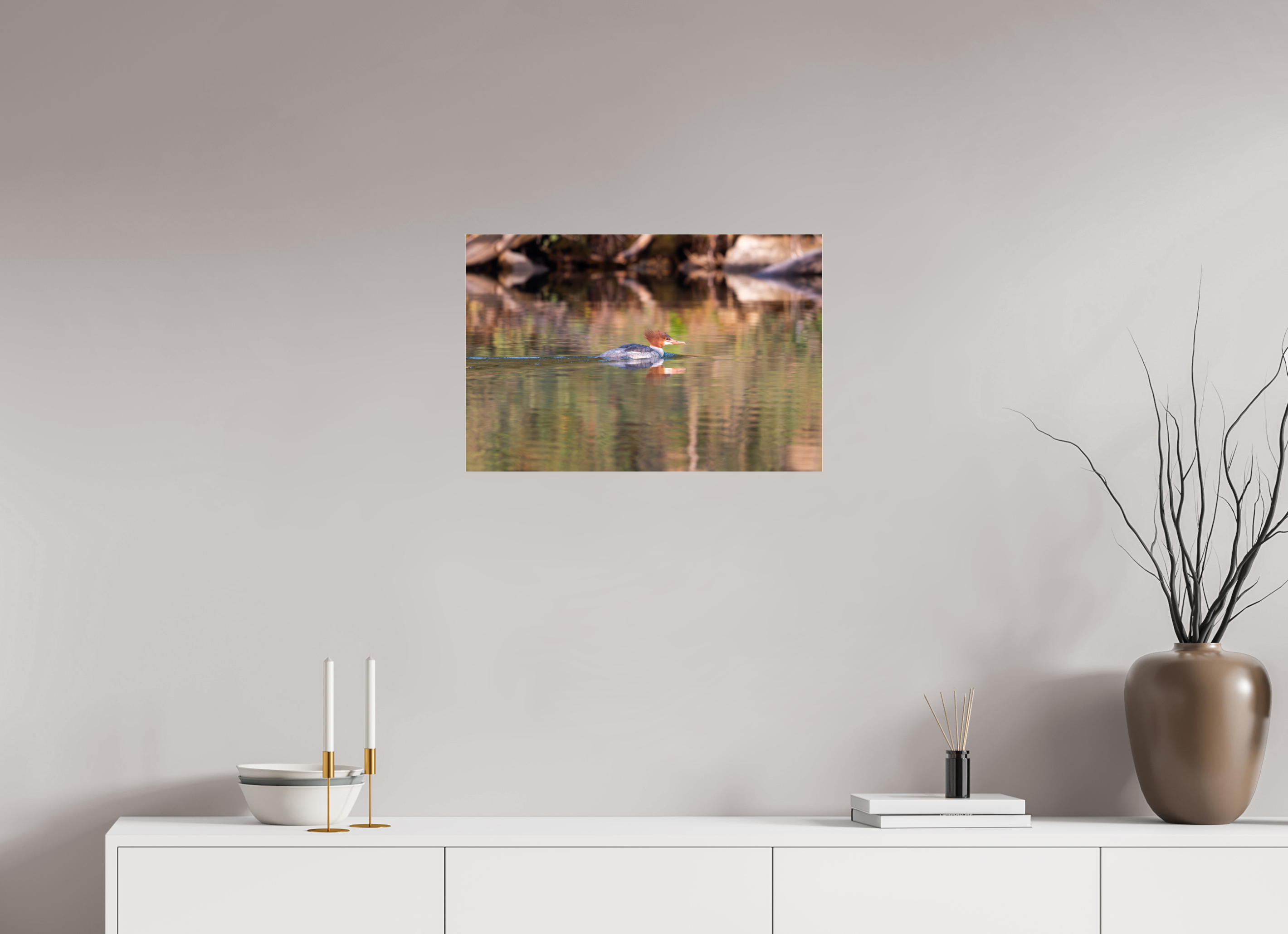 24 x 16″, Glossy Duck