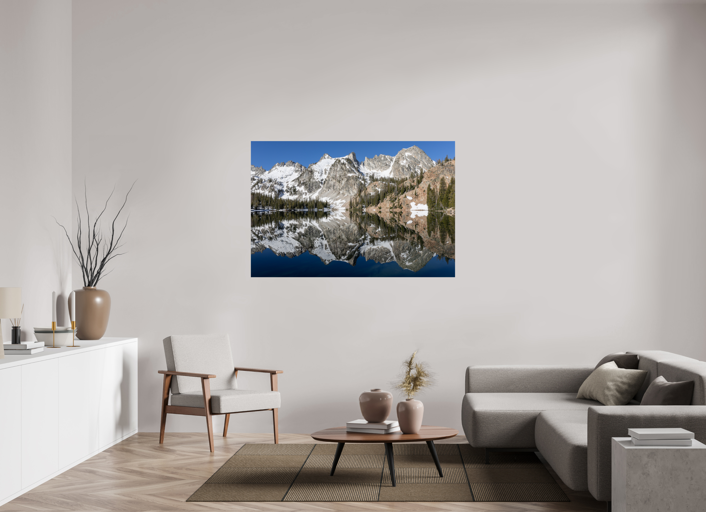 60 x 40″, Photo Print On Fuji Crystal DP II Alice Lake Mountainscape