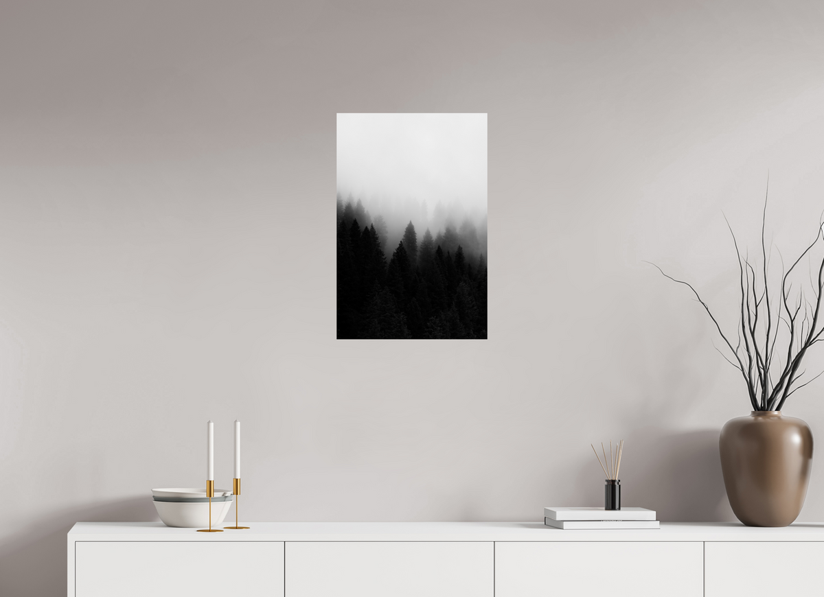 16 x 24″, Photo Print On Fuji Crystal DP II Tree In Fog Portrait
