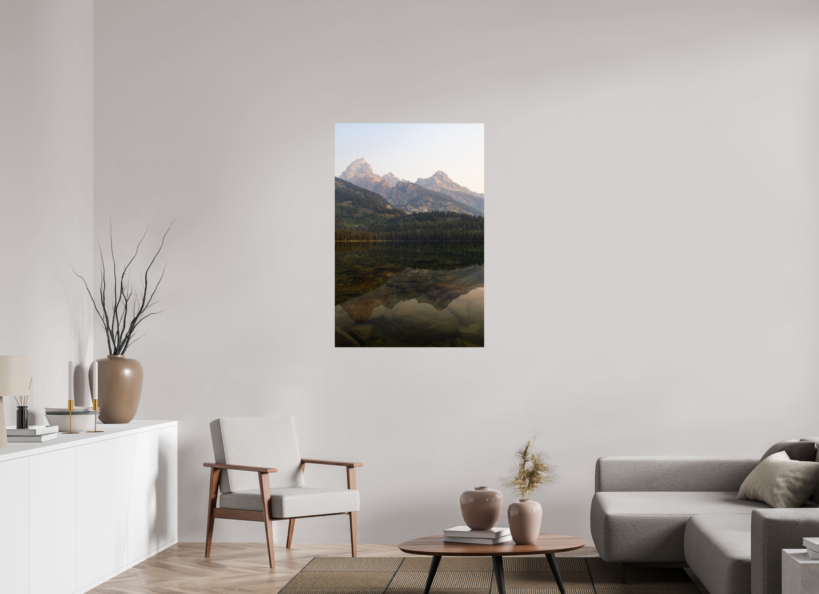 30 x 45″, Photo Print On Fuji Crystal DP II Smokey Taggart Lake Portrait