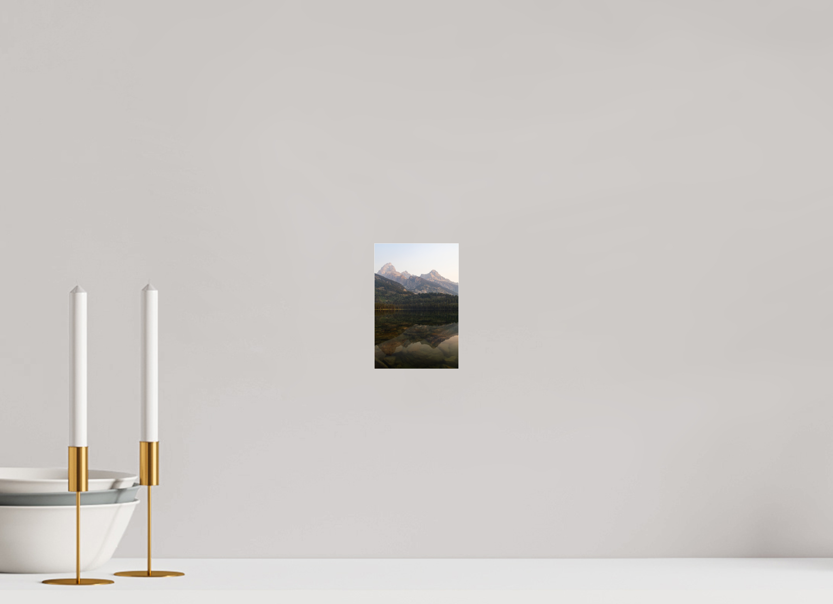 4 x 6″, Glossy Smokey Taggart Lake Portrait