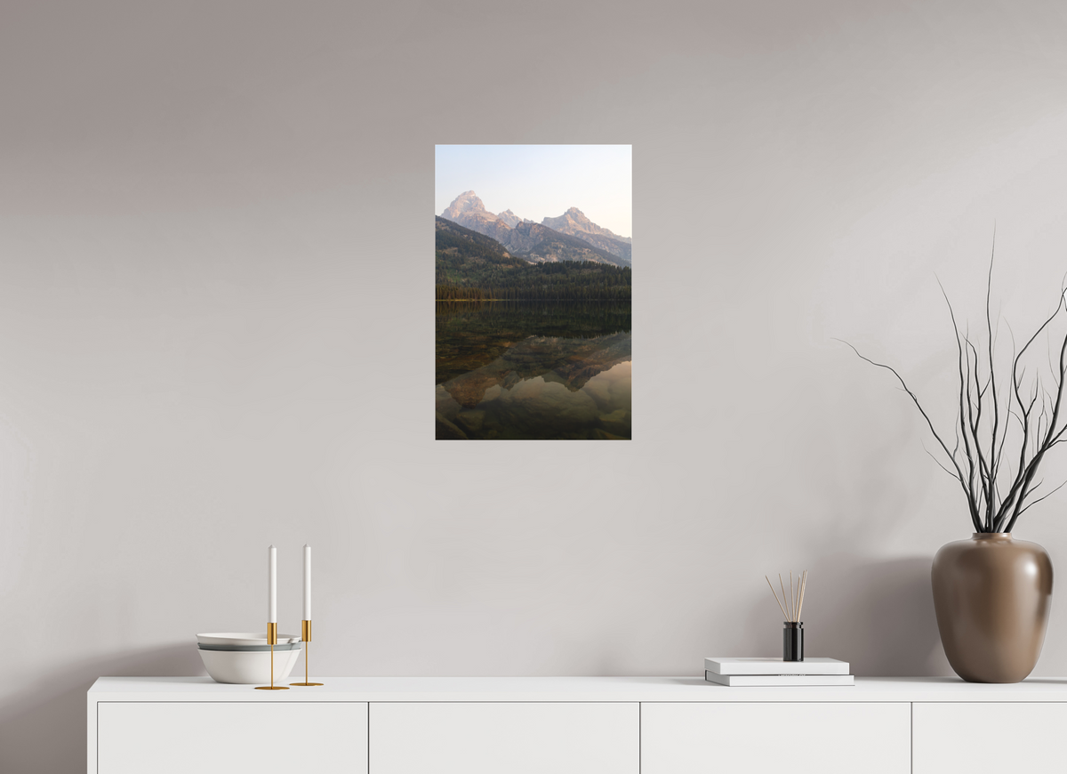 16 x 24″, Matte Glass Smokey Taggart Lake Portrait