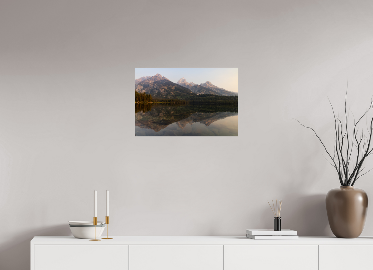 24 x 16″, Photo Print Under Acrylic Glossy Glass Smokey Taggart Lake