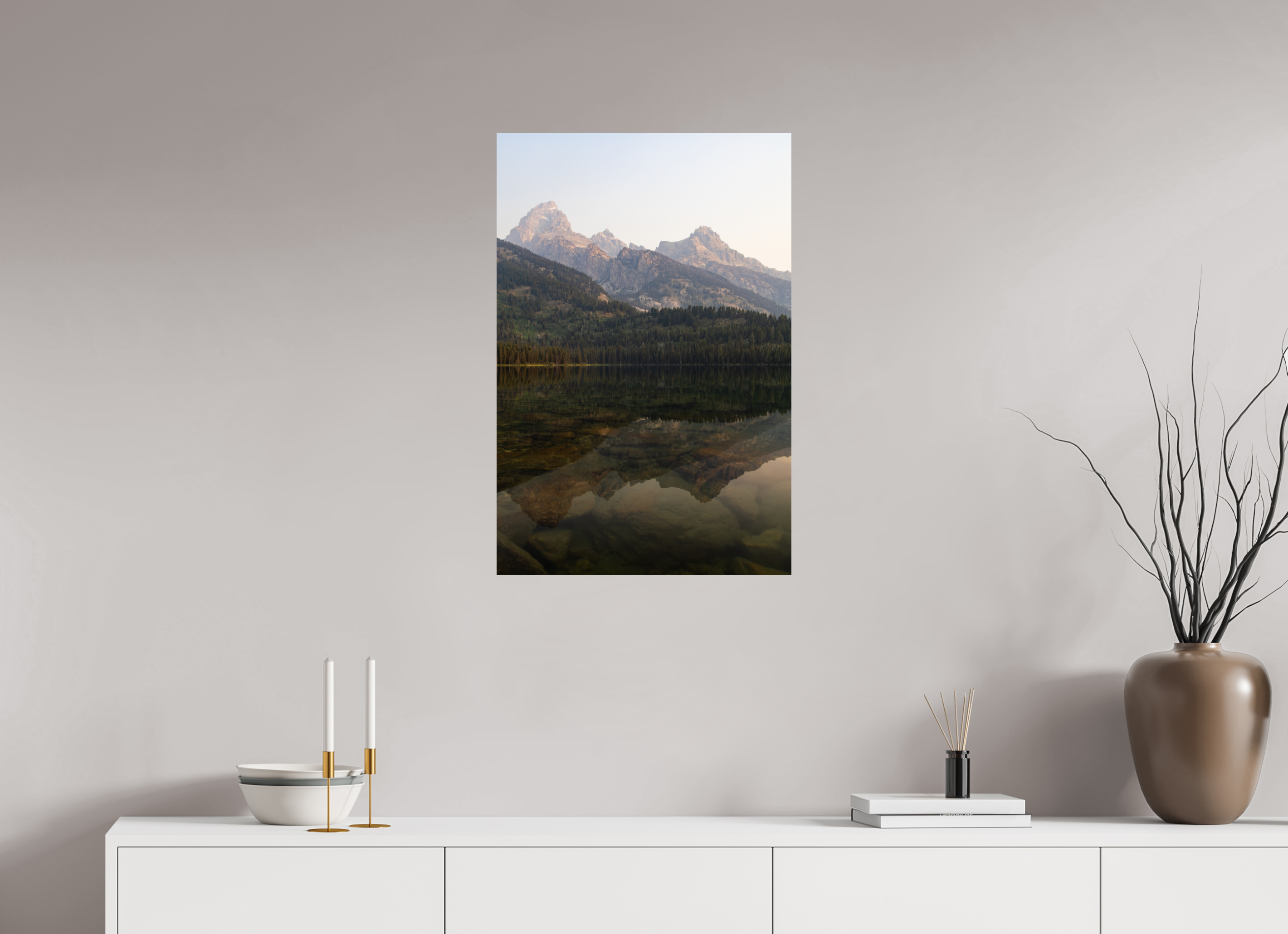 20 x 30″, Photo Print On Fuji Crystal DP II Smokey Taggart Lake Portrait